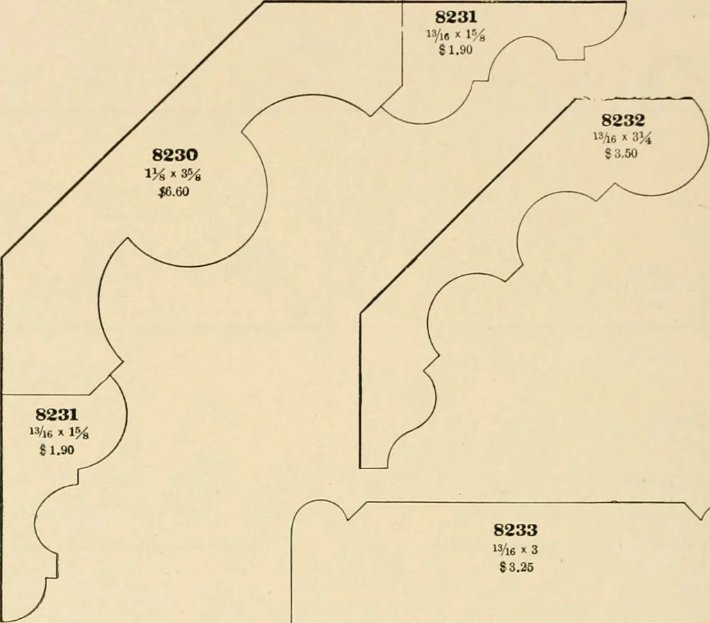 An illustration from General catalogue : Huttig Sash & Door Co., 1900, leaf 562
