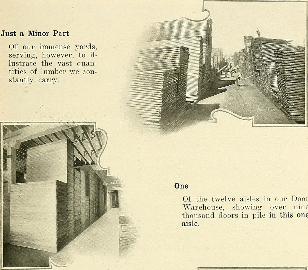 An illustration from General catalogue : Huttig Sash & Door Co., 1900, leaf 7