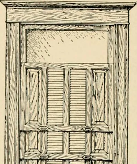 An illustration from General catalogue : Huttig Sash & Door Co., 1900, leaf 86