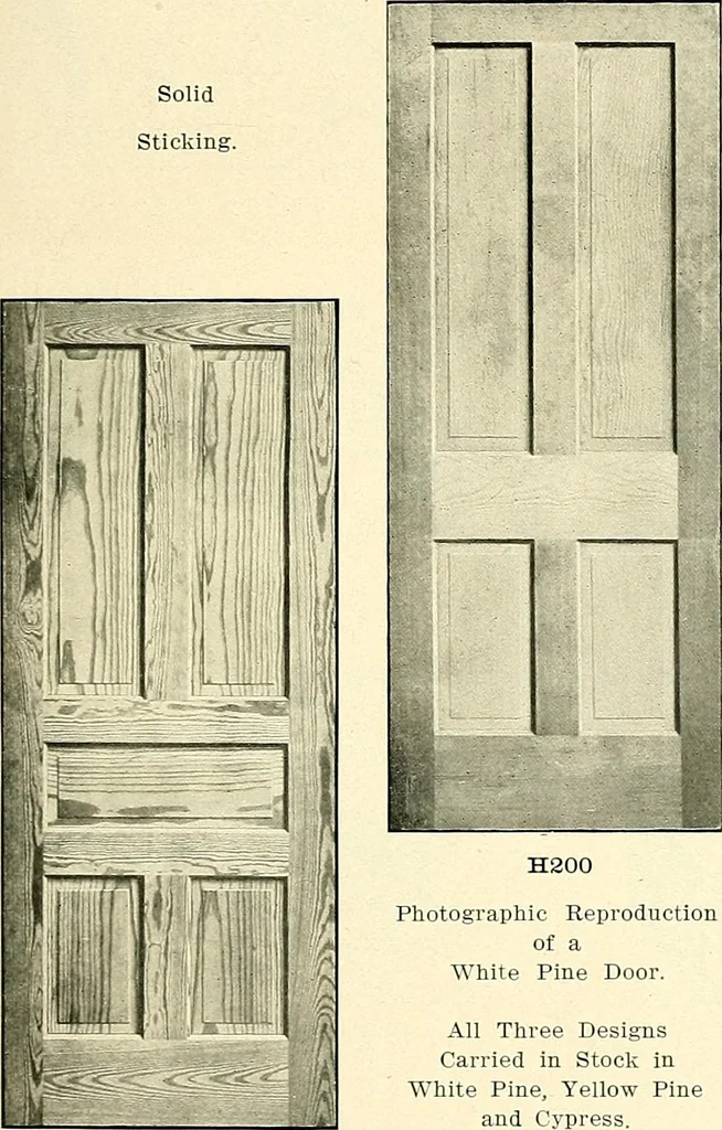 An illustration from General catalogue : Huttig Sash & Door Co., 1900, leaf 91