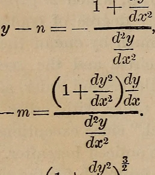 An illustration from A general geometry and calculus : including book I. of the general geometry, treating of loci in a plane; and an elementary course in the differential and integral calculus, 1881, leaf 172