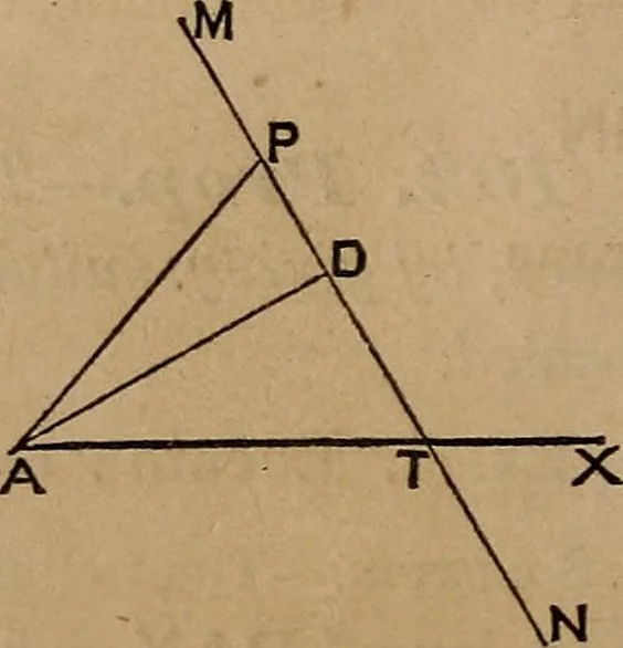 An illustration from A general geometry and calculus : including book I. of the general geometry, treating of loci in a plane; and an elementary course in the differential and integral calculus, 1881, leaf 98
