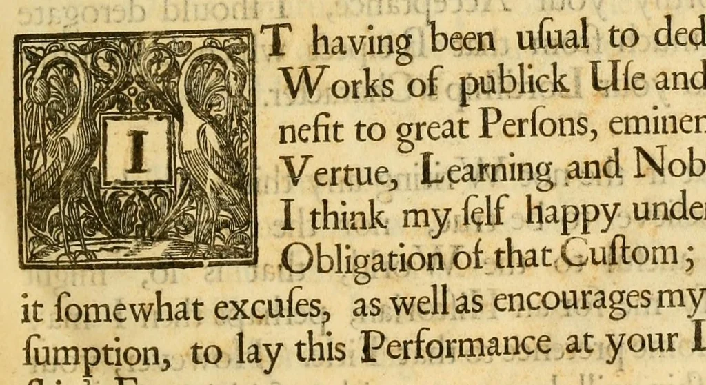 An illustration from The general history of England, both ecclesiastical and civil : from the earliest accounts of time, to the reign of his present Majesty King William III. Taken from the most antient records, manuscripts, and historians. With memorials of the most eminent persons in church and state. As also the foundations of the noted monasteries, and both universities, 1700, leaf 9