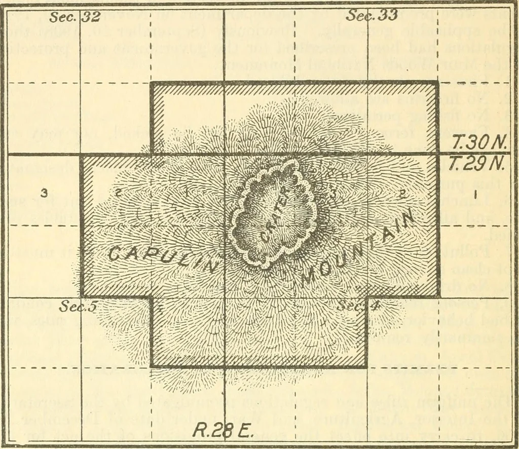 An illustration from General information regarding the national monuments set aside under the act of Congress approved June 8, 1906, 1917, leaf 13