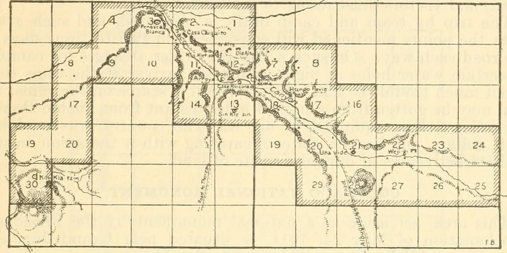 An illustration from General information regarding the national monuments set aside under the act of Congress approved June 8, 1906, 1917, leaf 14
