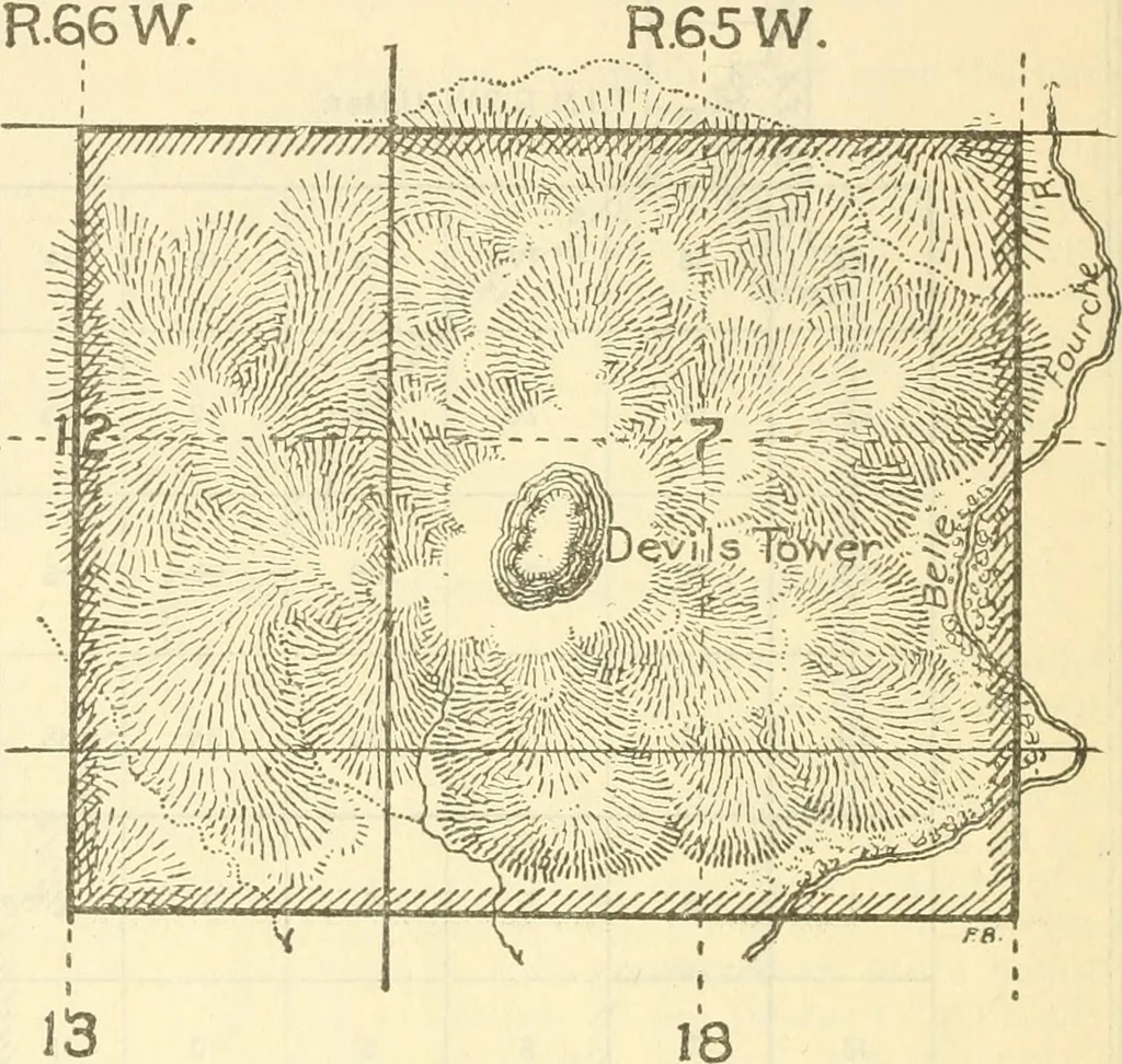 An illustration from General information regarding the national monuments set aside under the act of Congress approved June 8, 1906, 1917, leaf 17