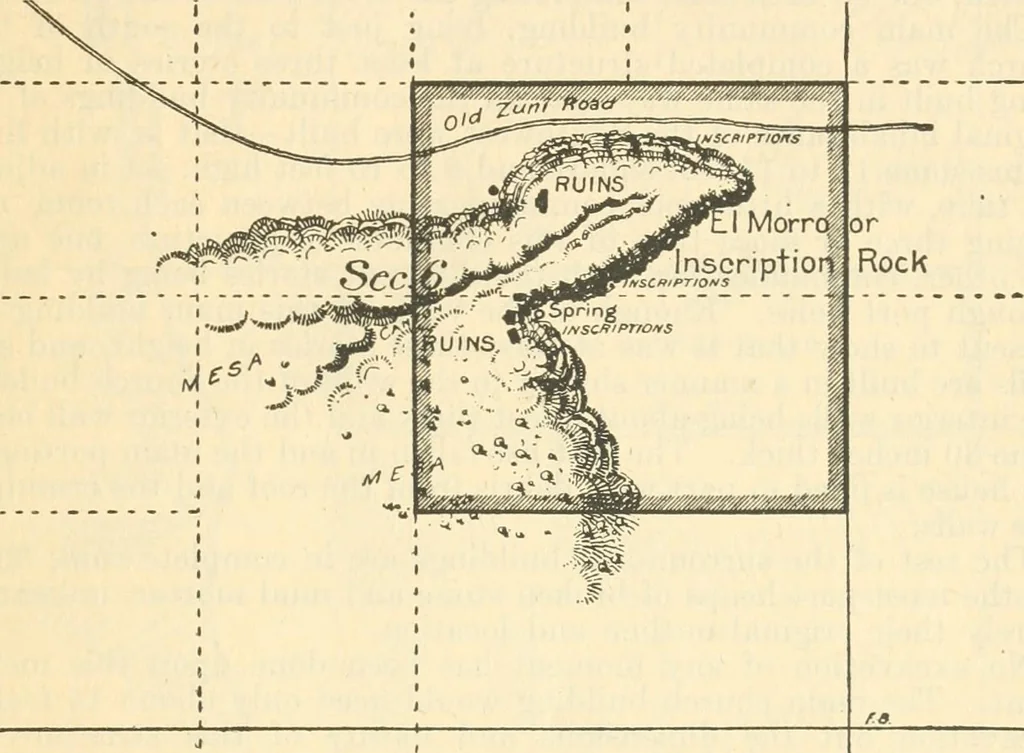 An illustration from General information regarding the national monuments set aside under the act of Congress approved June 8, 1906, 1917, leaf 22