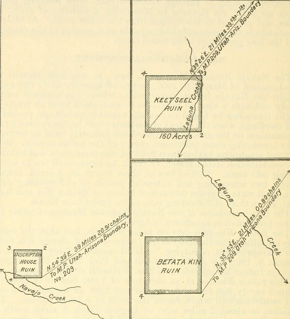 An illustration from General information regarding the national monuments set aside under the act of Congress approved June 8, 1906, 1917, leaf 37