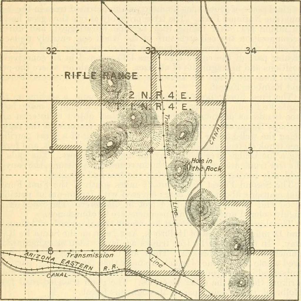 An illustration from General information regarding the national monuments set aside under the act of Congress approved June 8, 1906, 1917, leaf 40