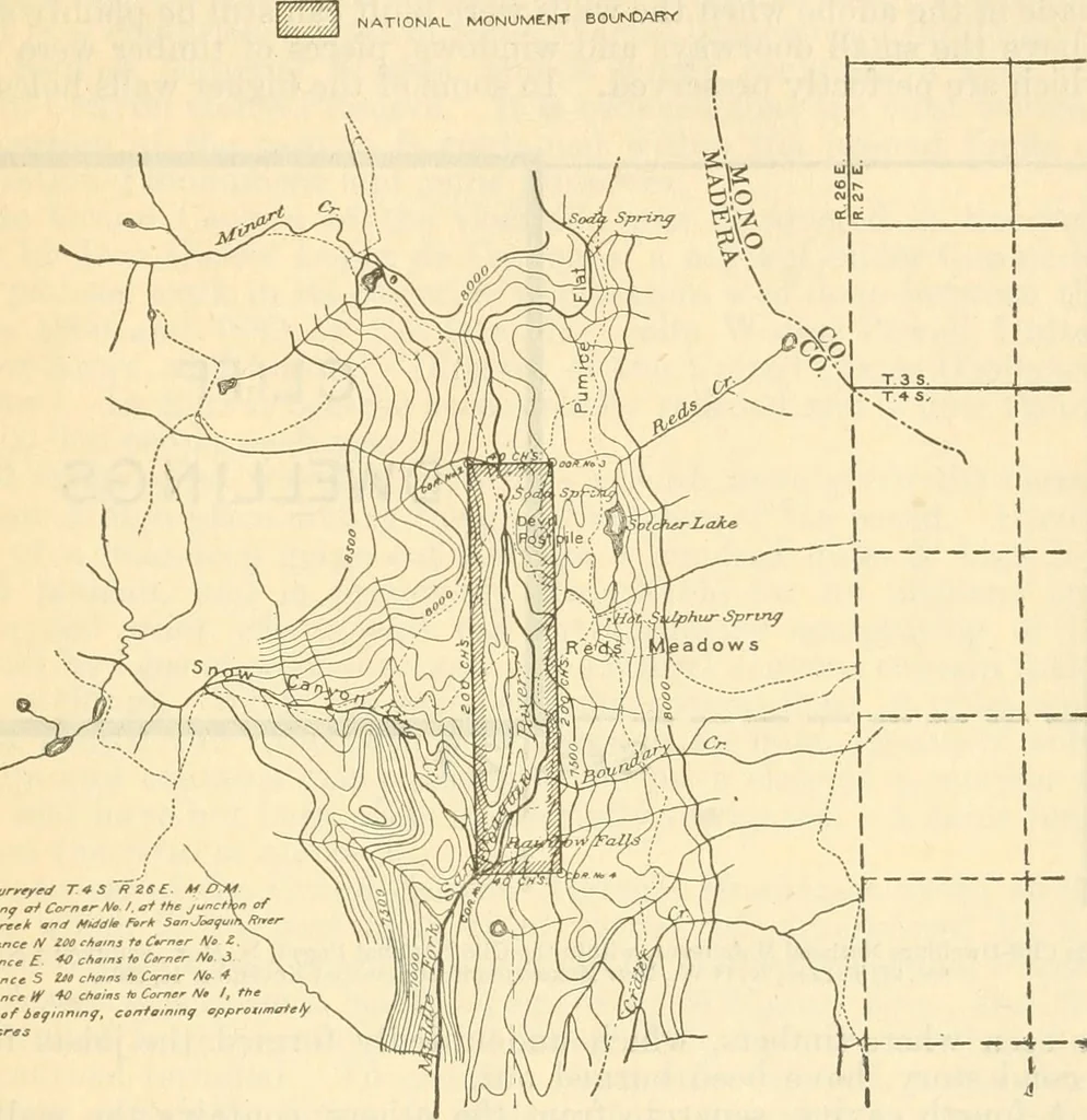 An illustration from General information regarding the national monuments set aside under the act of Congress approved June 8, 1906, 1917, leaf 56