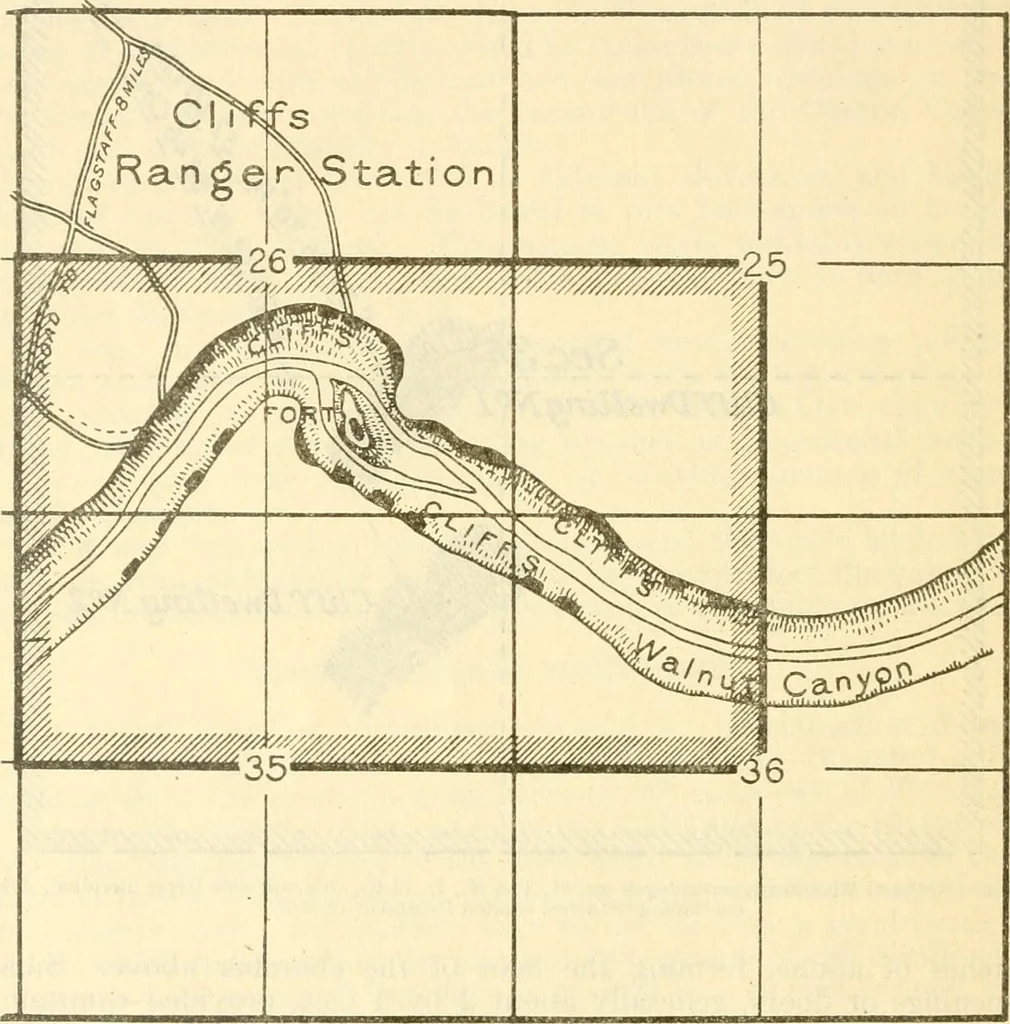 An illustration from General information regarding the national monuments set aside under the act of Congress approved June 8, 1906, 1917, leaf 69