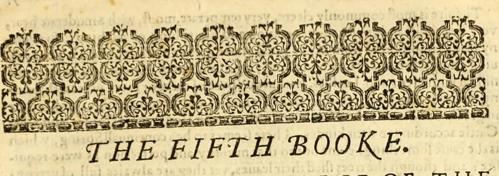 An illustration from The generall historie of Virginia, New-England, and the Summer Isles: with the names of the adventurers, planters, and governours from their first beginning, an[n]o: 1584. to this present 1626. : With the procedings of those severall colonies and the accidents that befell them in all their journyes and discoveries. Also the maps and descriptions of all those countryes, their commodities, people, government, customes, and religion yet knowne. Divided into sixe bookes., 1626, leaf 183