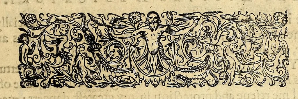 An illustration from The generall historie of Virginia, New-England, and the Summer Isles: with the names of the adventurers, planters, and governours from their first beginning an[n]o 1584. to this present 1626. : With the procedings of those severall colonies and the accidents that befell them in all their journyes and discoveries. Also the maps, and descriptions of all those countryes, their commodities, people, government, customes, and religion yet knowne. Divided into sixe bookes., 1627, leaf 9