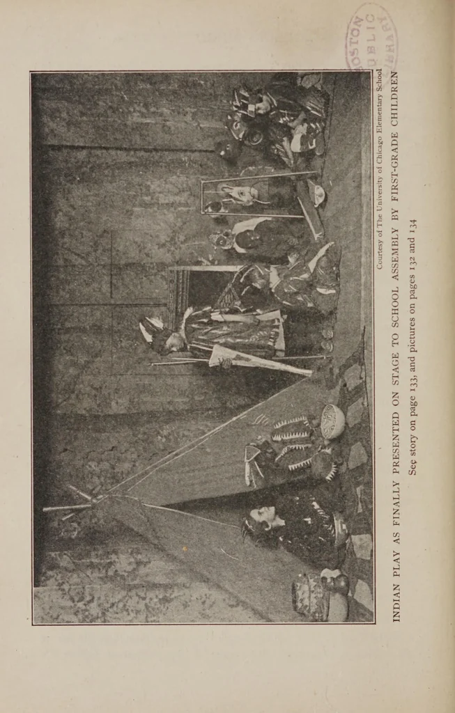 An illustration from General methods of teaching in elementary schools : including the kindergarten and grades I to VI, 1919, leaf 158