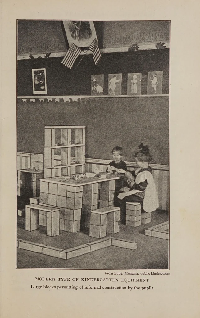 An illustration from General methods of teaching in elementary schools : including the kindergarten and grades I to VI, 1919, leaf 87