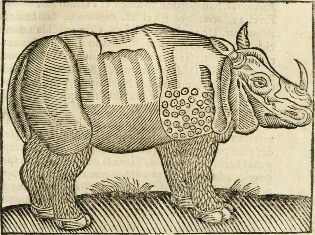 An illustration from Govierno general, moral, y politico. Hallado en las fieras y animales sylvestres. Sacado de sus naturales virtudes, y propiedades. Con particular table para sermones varios de tiempo y de santos, 1696, leaf 124