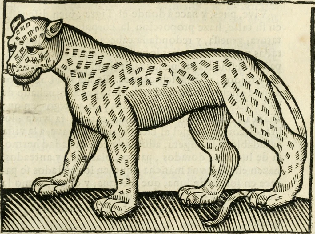 An illustration from Govierno general, moral, y politico. Hallado en las fieras y animales sylvestres. Sacado de sus naturales virtudes, y propiedades. Con particular table para sermones varios de tiempo y de santos, 1696, leaf 182