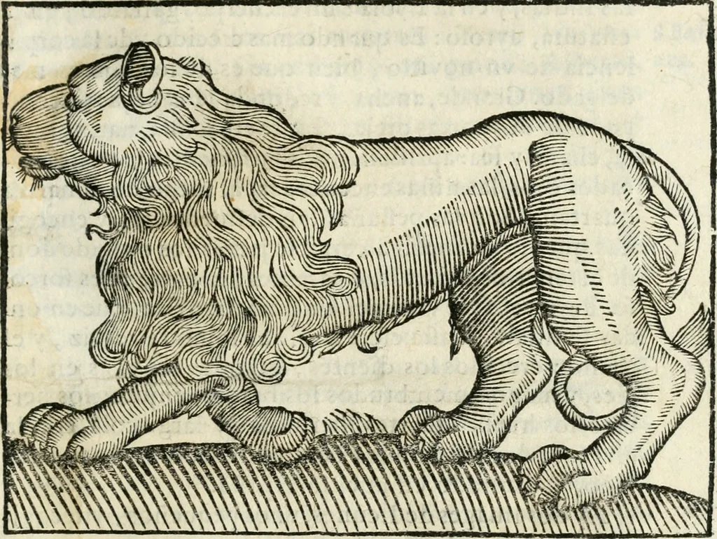 An illustration from Govierno general, moral, y politico. Hallado en las fieras y animales sylvestres. Sacado de sus naturales virtudes, y propiedades. Con particular table para sermones varios de tiempo y de santos, 1696, leaf 22