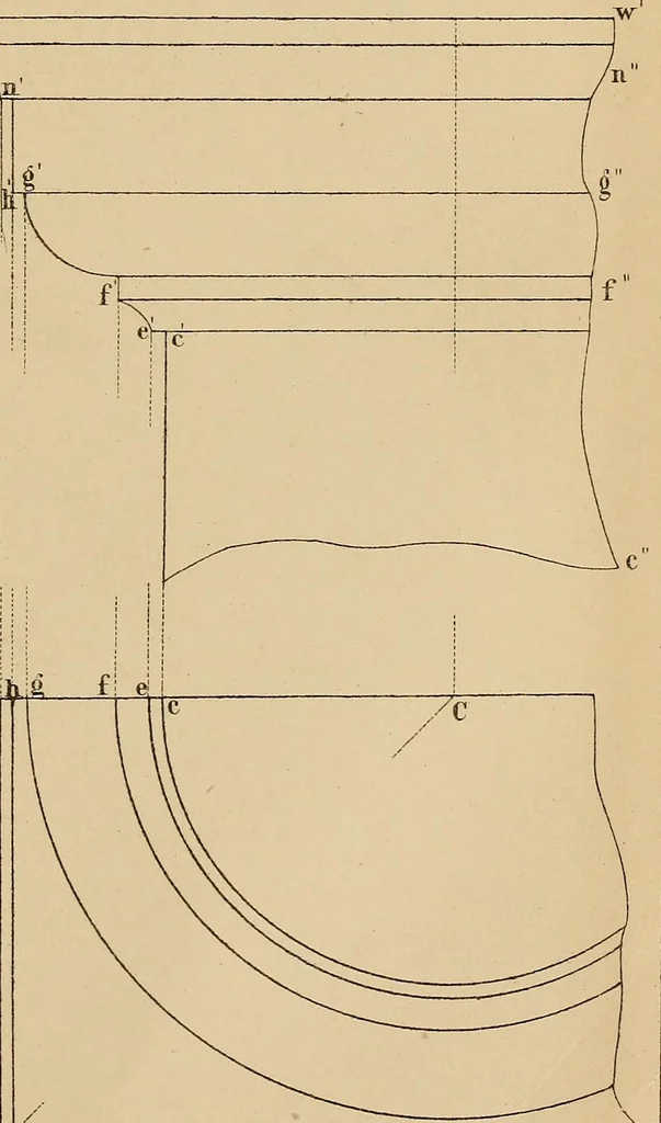 An illustration from General problems of shades and shadows, 1895, leaf 146