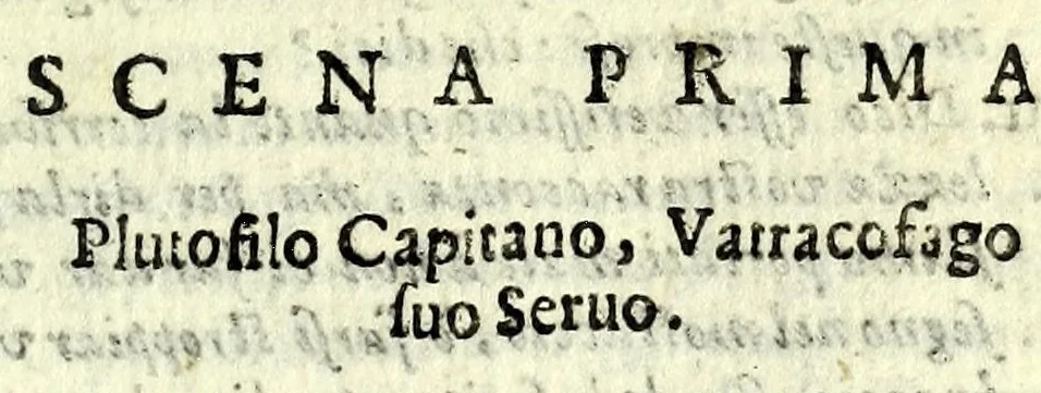 An illustration from Generosità d'amore : comedia nova, et piacevole, 1629, leaf 15