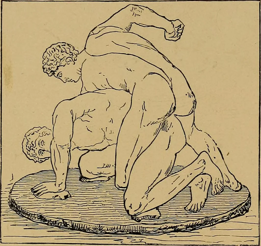 An illustration from The genesis of art-form; an essay in comparative æsthetics showing the identity of the sources, methods, and effects of composition in music, poetry, painting, sculpture and architecture, 1893, leaf 101