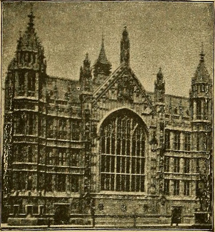 An illustration from The genesis of art-form; an essay in comparative æsthetics showing the identity of the sources, methods, and effects of composition in music, poetry, painting, sculpture and architecture, 1893, leaf 102
