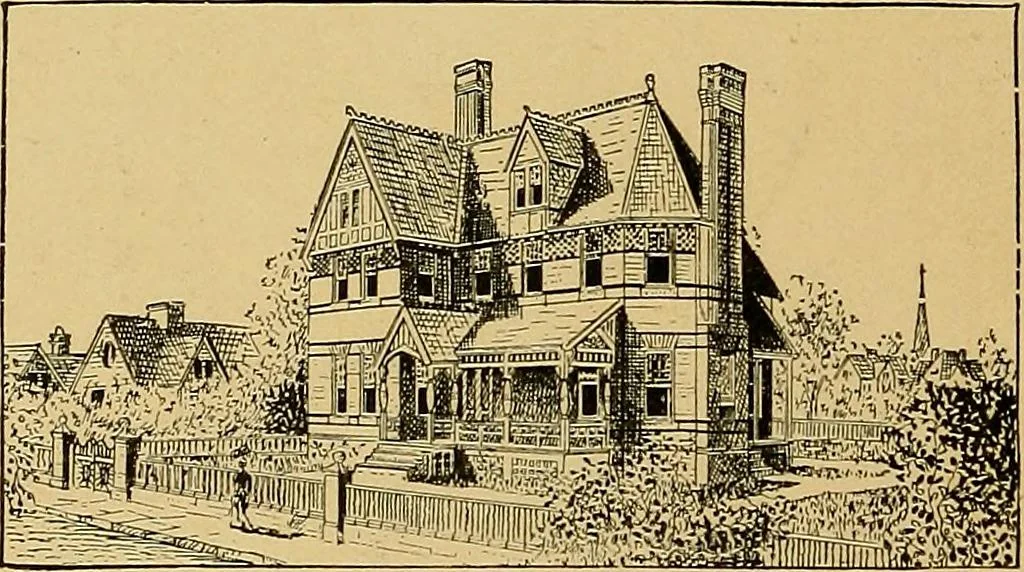 An illustration from The genesis of art-form; an essay in comparative æsthetics showing the identity of the sources, methods, and effects of composition in music, poetry, painting, sculpture and architecture, 1893, leaf 108