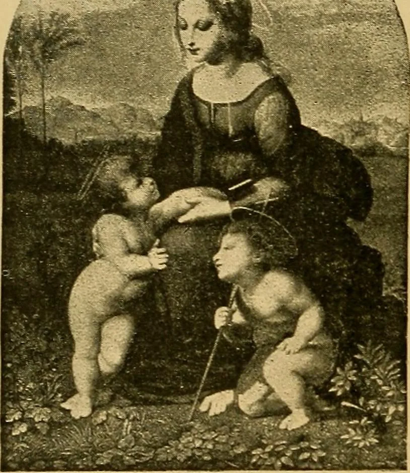 An illustration from The genesis of art-form; an essay in comparative æsthetics showing the identity of the sources, methods, and effects of composition in music, poetry, painting, sculpture and architecture, 1893, leaf 140