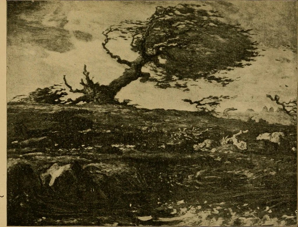 An illustration from The genesis of art-form; an essay in comparative æsthetics showing the identity of the sources, methods, and effects of composition in music, poetry, painting, sculpture and architecture, 1893, leaf 169