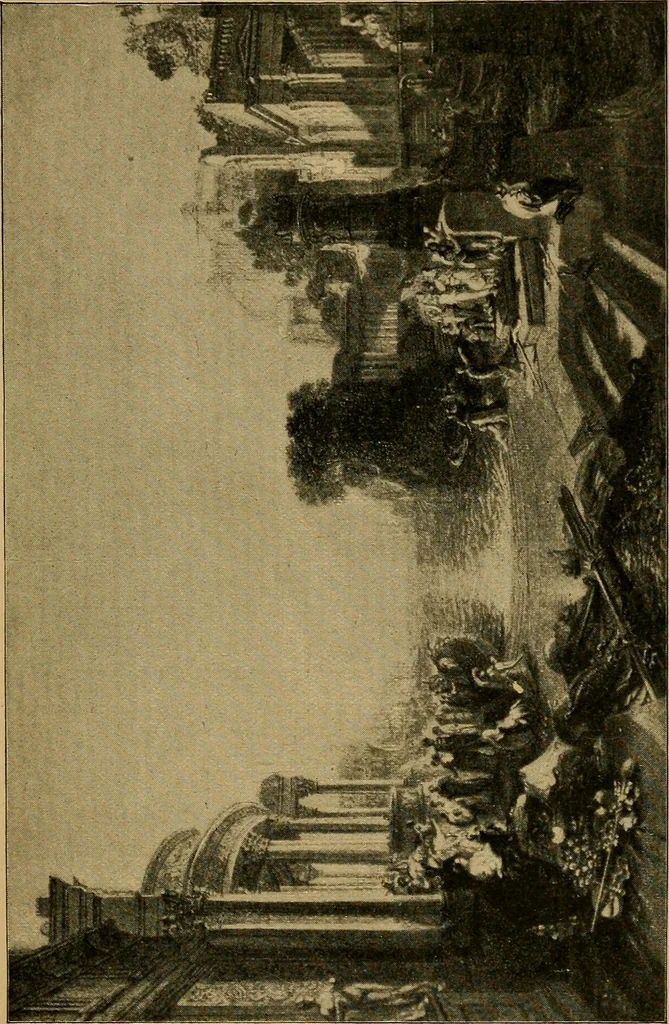 An illustration from The genesis of art-form; an essay in comparative æsthetics showing the identity of the sources, methods, and effects of composition in music, poetry, painting, sculpture and architecture, 1893, leaf 199
