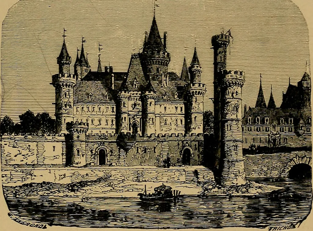 An illustration from The genesis of art-form; an essay in comparative æsthetics showing the identity of the sources, methods, and effects of composition in music, poetry, painting, sculpture and architecture, 1893, leaf 211