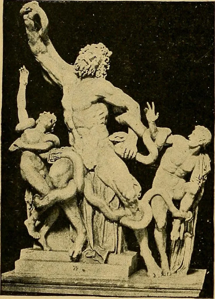 An illustration from The genesis of art-form; an essay in comparative æsthetics showing the identity of the sources, methods, and effects of composition in music, poetry, painting, sculpture and architecture, 1893, leaf 250