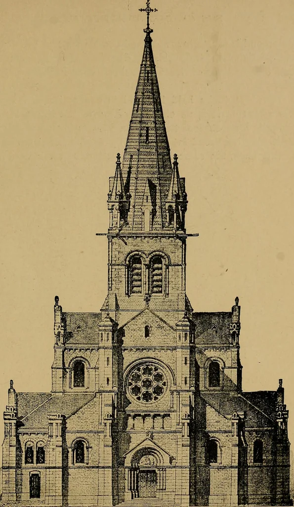 An illustration from The genesis of art-form; an essay in comparative æsthetics showing the identity of the sources, methods, and effects of composition in music, poetry, painting, sculpture and architecture, 1893, leaf 261