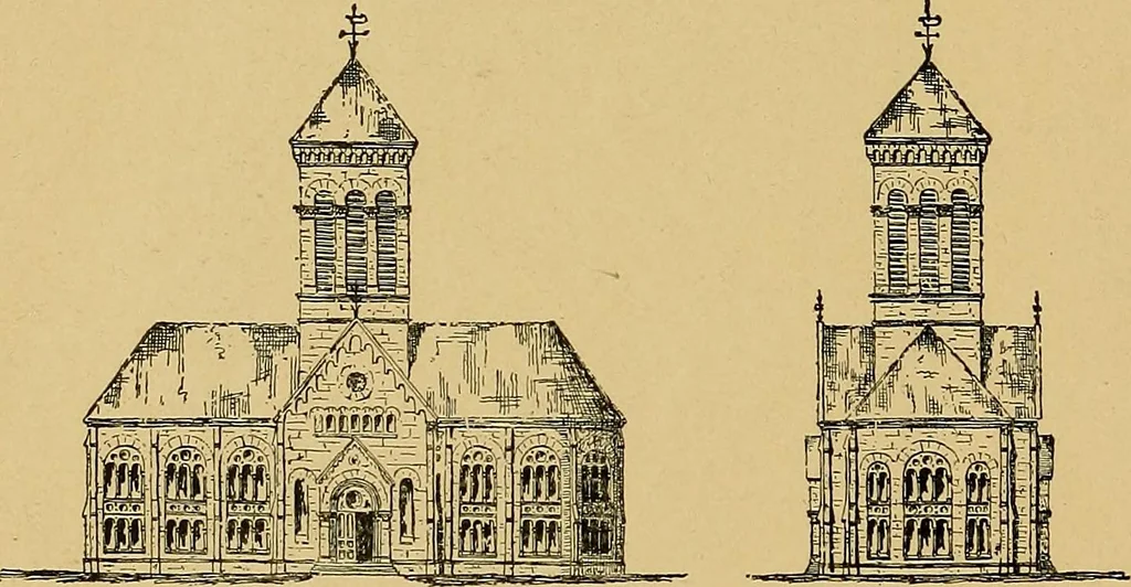 An illustration from The genesis of art-form; an essay in comparative æsthetics showing the identity of the sources, methods, and effects of composition in music, poetry, painting, sculpture and architecture, 1893, leaf 262