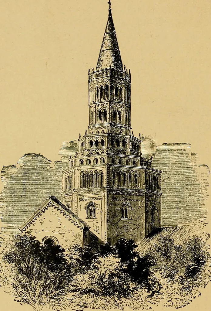 An illustration from The genesis of art-form; an essay in comparative æsthetics showing the identity of the sources, methods, and effects of composition in music, poetry, painting, sculpture and architecture, 1893, leaf 264