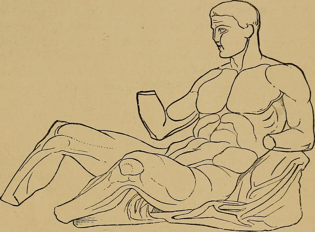 An illustration from The genesis of art-form; an essay in comparative æsthetics showing the identity of the sources, methods, and effects of composition in music, poetry, painting, sculpture and architecture, 1893, leaf 309