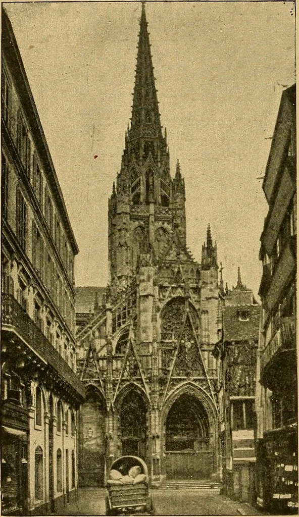 An illustration from The genesis of art-form; an essay in comparative æsthetics showing the identity of the sources, methods, and effects of composition in music, poetry, painting, sculpture and architecture, 1893, leaf 322