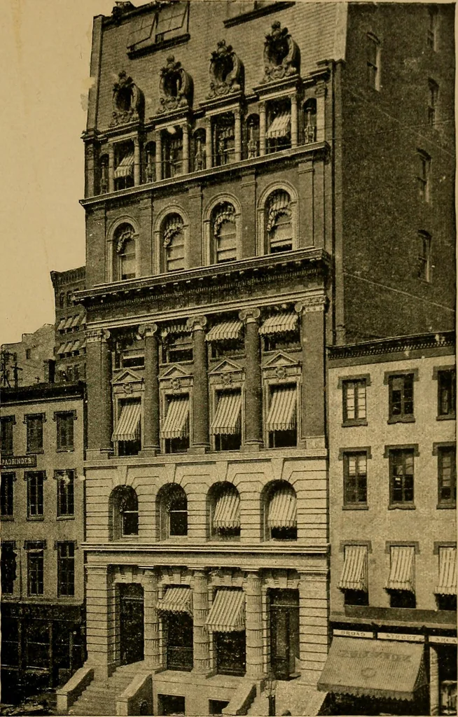 An illustration from The genesis of art-form; an essay in comparative æsthetics showing the identity of the sources, methods, and effects of composition in music, poetry, painting, sculpture and architecture, 1893, leaf 45