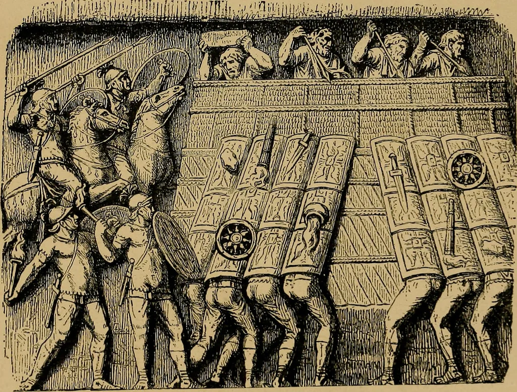 An illustration from The genesis of art-form; an essay in comparative æsthetics showing the identity of the sources, methods, and effects of composition in music, poetry, painting, sculpture and architecture, 1893, leaf 51