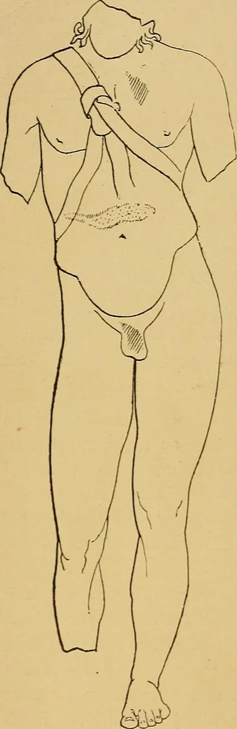 An illustration from The genesis of art-form; an essay in comparative æsthetics showing the identity of the sources, methods, and effects of composition in music, poetry, painting, sculpture and architecture, 1893, leaf 54