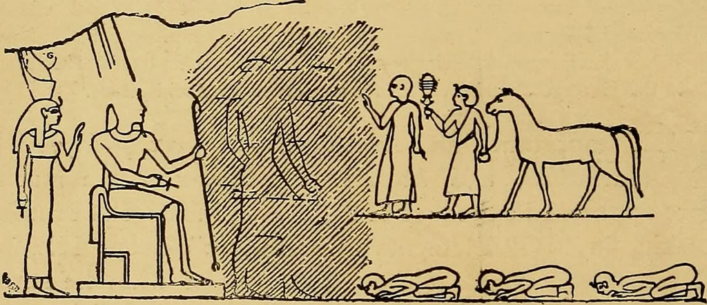 An illustration from The genesis of art-form; an essay in comparative æsthetics showing the identity of the sources, methods, and effects of composition in music, poetry, painting, sculpture and architecture, 1893, leaf 94