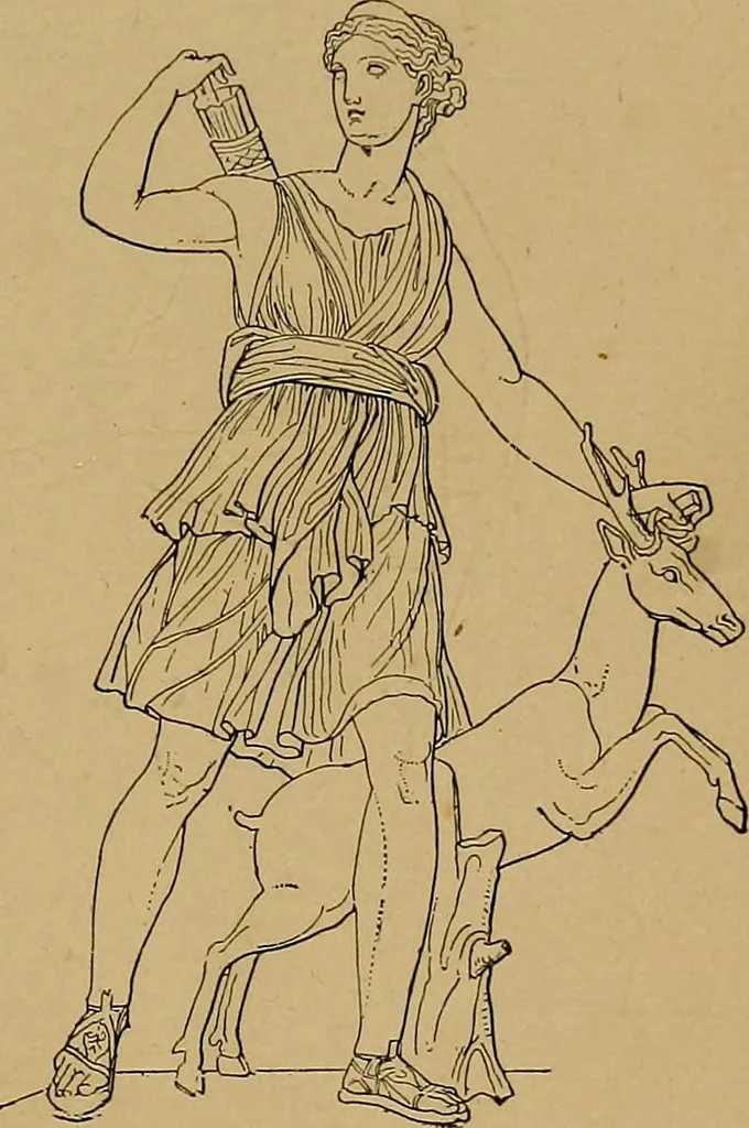 An illustration from The genesis of art-form; an essay in comparative æsthetics showing the identity of the sources, methods, and effects of composition in music, poetry, painting, sculpture and architecture, 1893, leaf 99