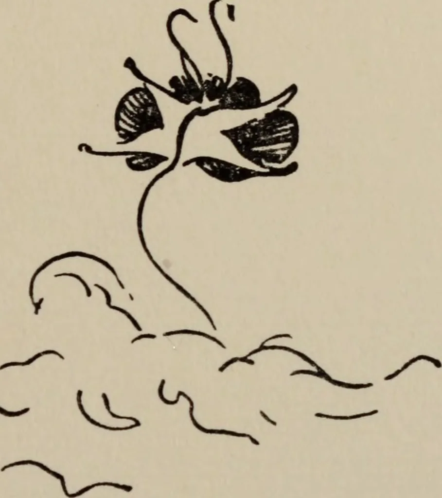 An illustration from The gentle art of making enemies, as pleasingly exemplified in many instances, wherein the serious ones of this earth, carefully exasperated, have been prettily spurred on to unseemliness and indiscretion, while overcome by an undue sense of right, 1909, leaf 358