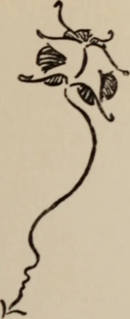 An illustration from The gentle art of making enemies, as pleasingly exemplified in many instances, wherein the serious ones of this earth, carefully exasperated, have been prettily spurred on to unseemliness and indiscretion, while overcome by an undue sense of right, 1909, leaf 8