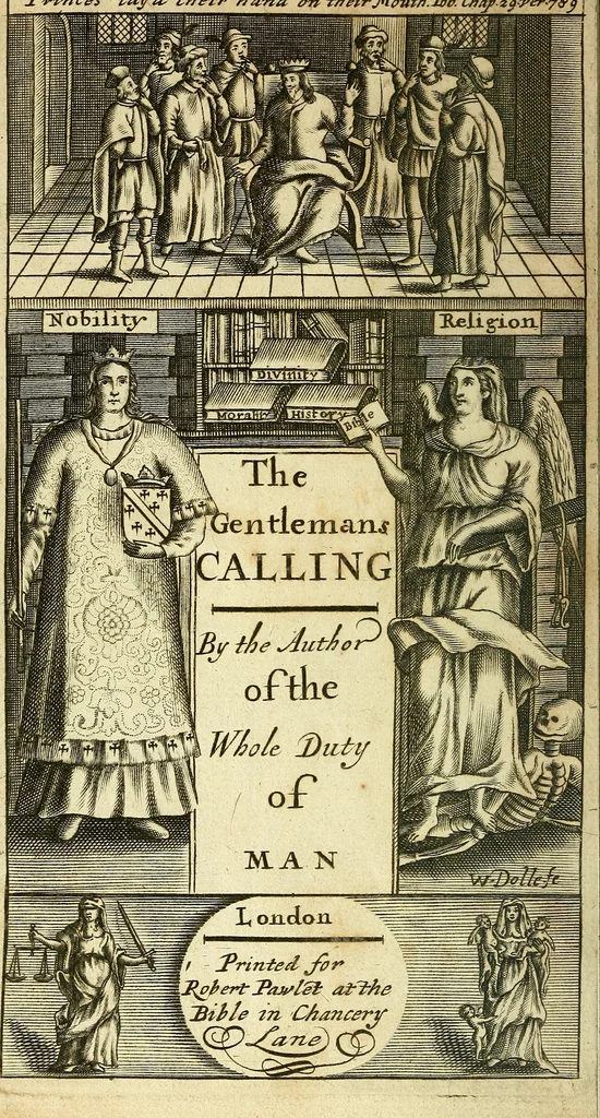An illustration from The gentleman's calling., 1673, leaf 7
