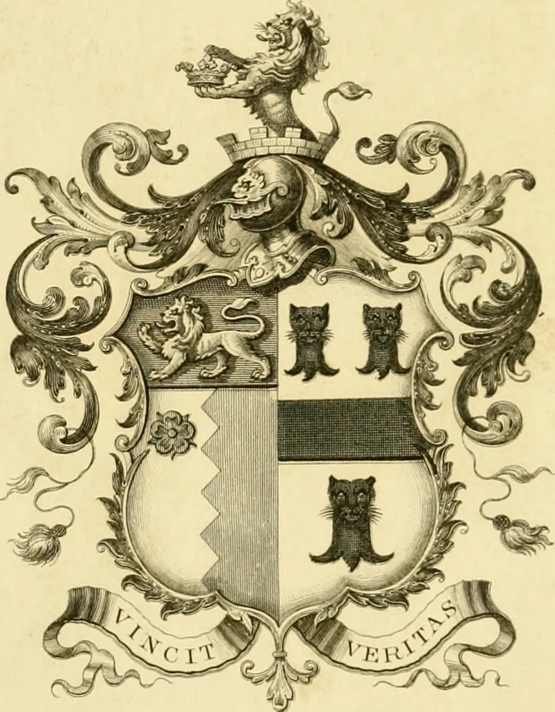 An illustration from The gentleman's recreation : in four parts, viz. hunting, hawking, fowling, fishing ; wherein these generous exercises are largely treated of, and the terms of art for hunting and hawking more amply enlarged than heretofore ; whereto is prefixt a large sculpture, giving easie directions for blowing the horn and other sculptures inserted proper to each recreation, with an abstract at the end of each subject of such laws as relate to the same, 1686, leaf 1