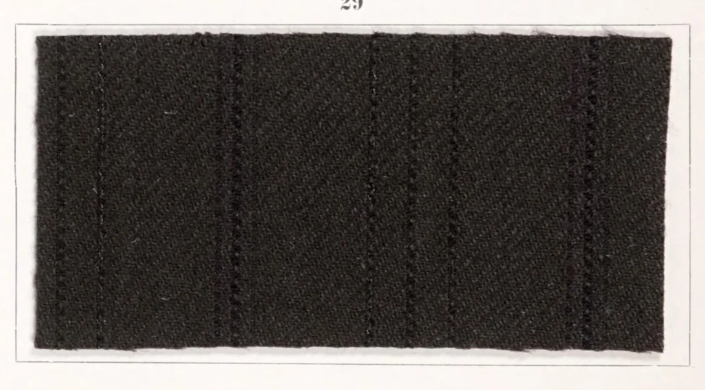 An illustration from Gentlemen's suitings : obtained from practice, 1900, leaf 35
