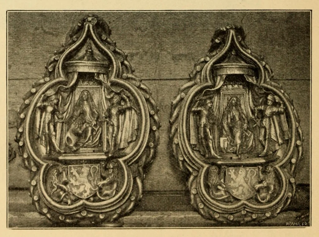 An illustration from Gent und Tournai, 1902, leaf 52