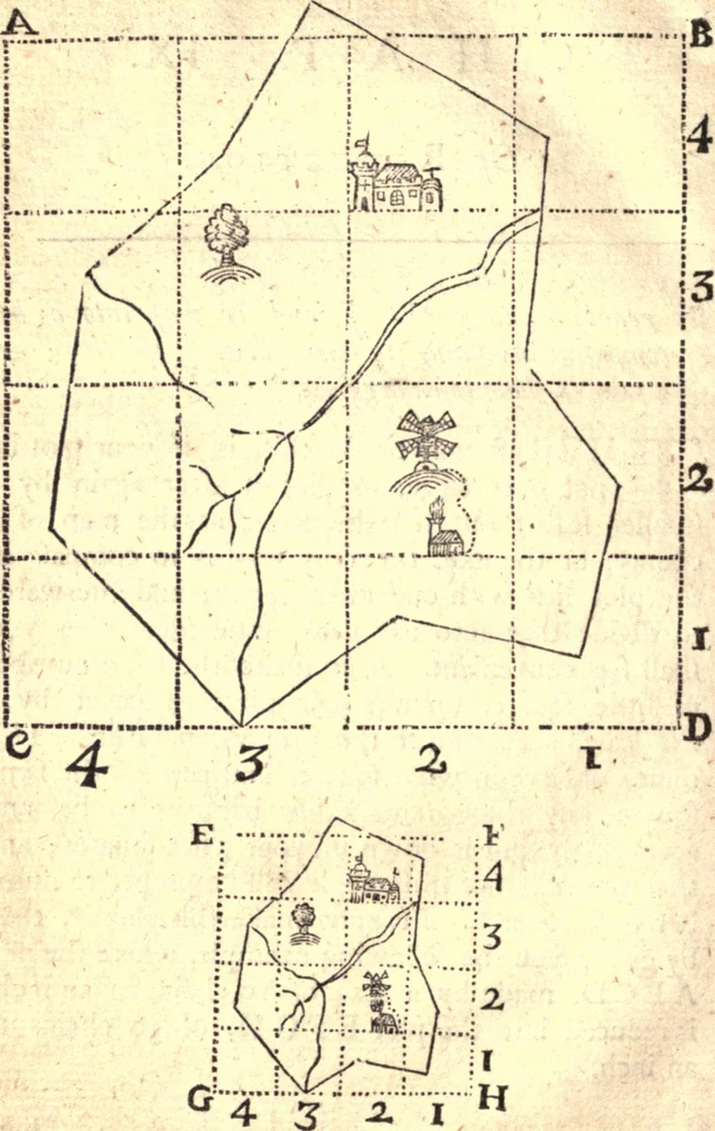 An illustration from Geodaesia : or, The art of surveying and measuring land made easy, 1768, leaf 161