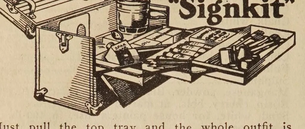An illustration from Geo. E. Watson Co., "The Paint People" : we carry everything in the paint line, 1922, leaf 32